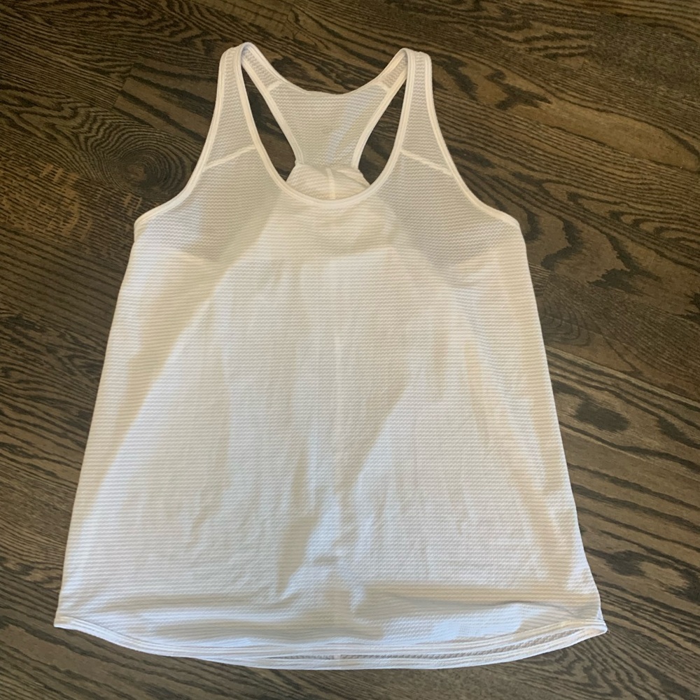Lululemon white tank top - EUC Fits like Medium
